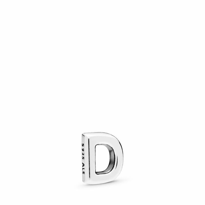 Pandora Australia Letter D Petite Locket Charm - Sterling Silver | EWFCZJ174